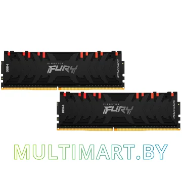Оперативная память Kingston FURY Renegade RGB 2x16GB DDR4 PC4-25600 (KF432C16RB1AK2/32)
